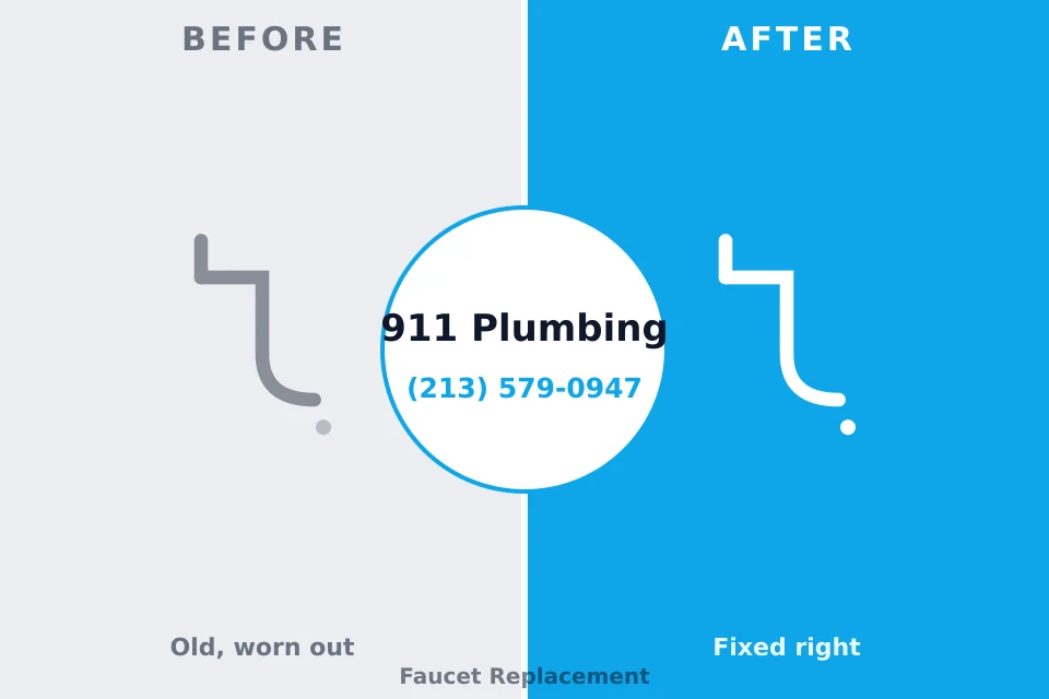 Before and after: plumbing repair Taylor Mill, KY